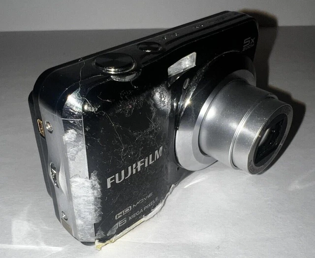 Fujifilm AX655 Finepix Black 16MP Digital Camera 5x Optical Zoom Used