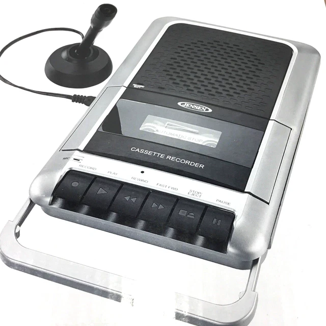 JENSEN PORTABLE CASSETTE Player/ Recorder MCR100 New Opened Box 29.34