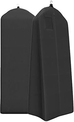 Gusseted Wedding Dress Garment Bag - For Long Puffy Gowns - 72” x 24” 20” Gus...