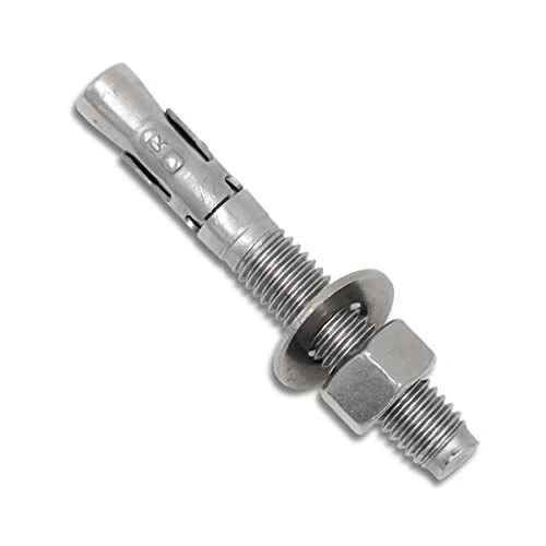 ini moni 1/2 x 3-3/4 Concrete Anchor Stainless Steel Heavy Duty Wedge Anchor ...