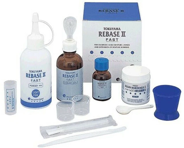 TOKUYAMA REBASE II Fast Chairside Hard Denture Reline Material For Dental Use