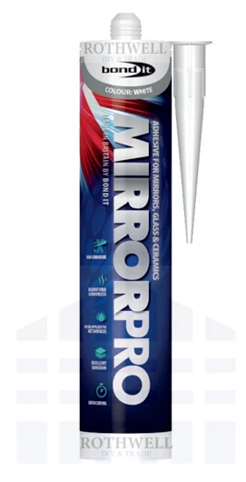 1-10x Bond it Mirror Pro sigillante silicone colla adesiva ceramica e vetro resistenza