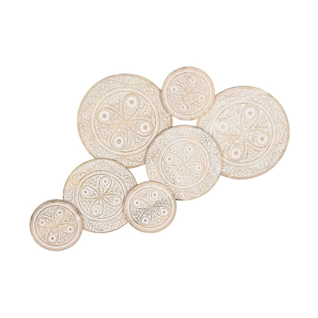 Décoration murale DKD Home Decor Marron Bois de manguier Moderne [104 x 3 x 6