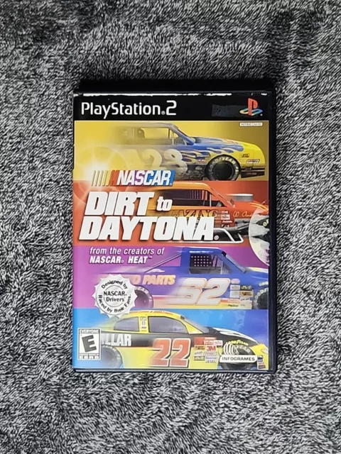 NASCAR: Dirt to Daytona Sony PlayStation 2 PS2 COMPLETE! CIB