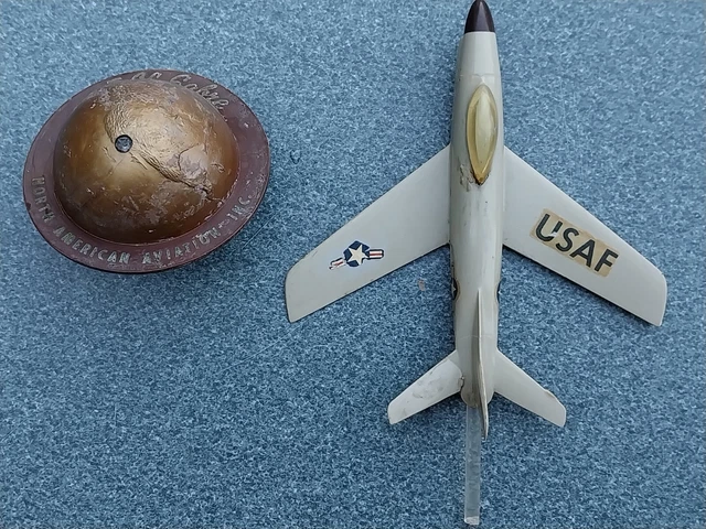 VINTAGE 1950S TOPPING Models USAF F-86D Sabre Jet Desktop Jet Plane 8 ...