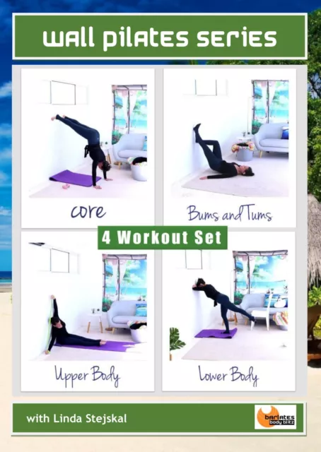 Wall Pilates Workout DVD Barlates Body Blitz WALL PILATES SERIES 4 Workouts