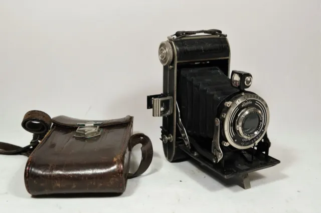 Uralt Kamera Balda mit Objektiv Meyer Görlitz Trioplan 4,5/10 cm Klappkamera