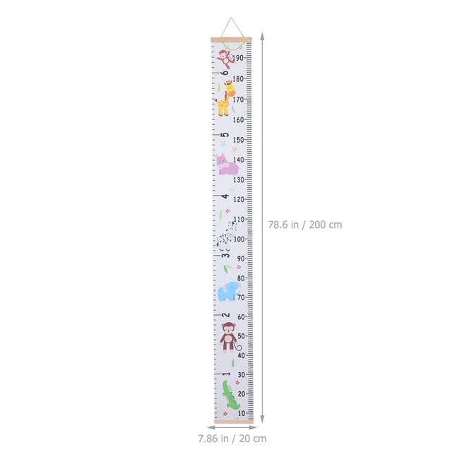 Misuratore Altezza A Parete - Righello 2.2 Metri, Lettura Chiara, Per Ospedali O Casa, Con Piastra
