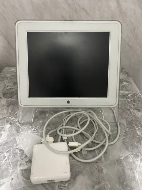 Apple Studio Display (17-inch LCD) with DVI to ADC Adapter (Tested & Working)