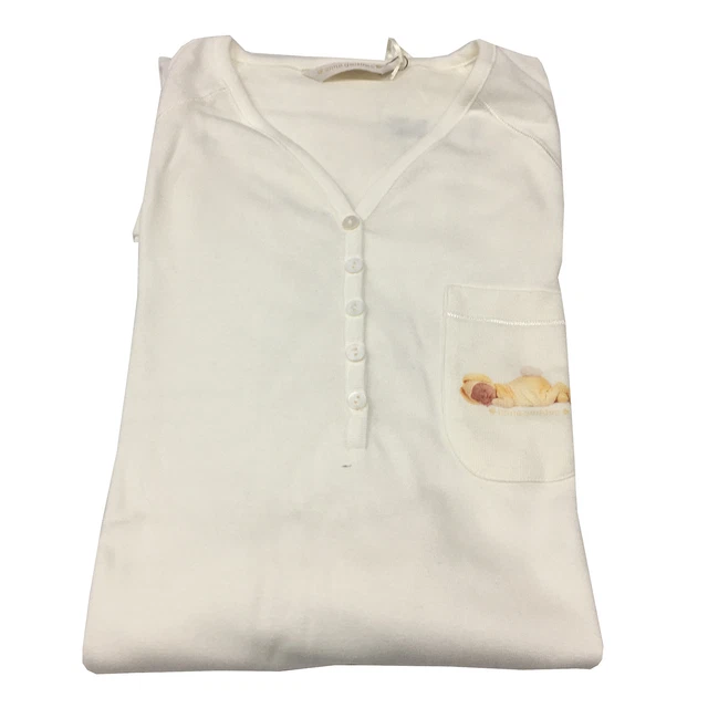 Next Camicetta Donna Nera Fiori Manica Lunga Elegante (IT 54, EU 50