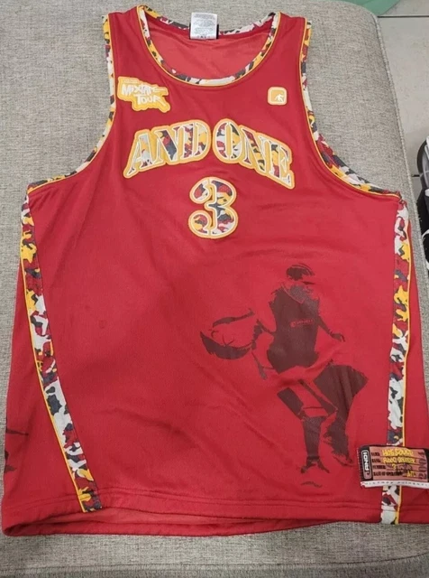 RARE AND1 2006 Mixtape Tour Jersey AO North Philly Mens