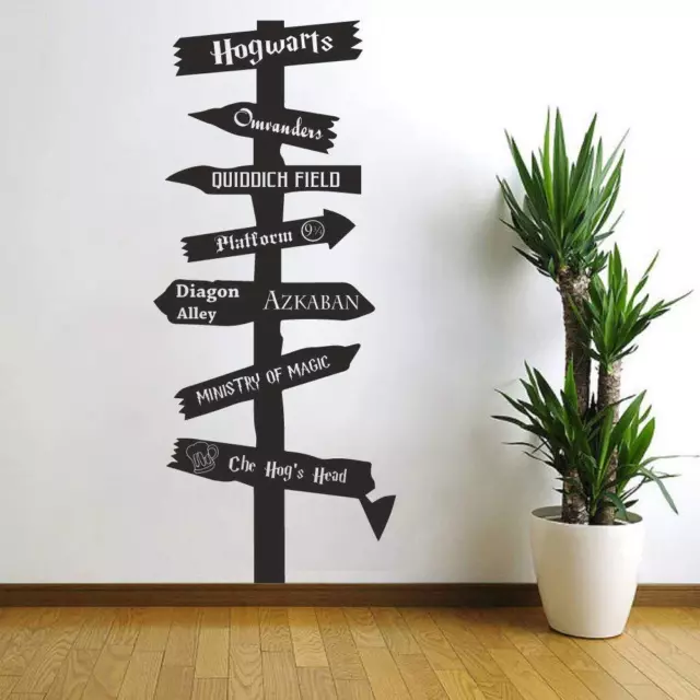 Harry Potter Inspired Road wall sticker boys girls roomwall art AFC3 DECAL