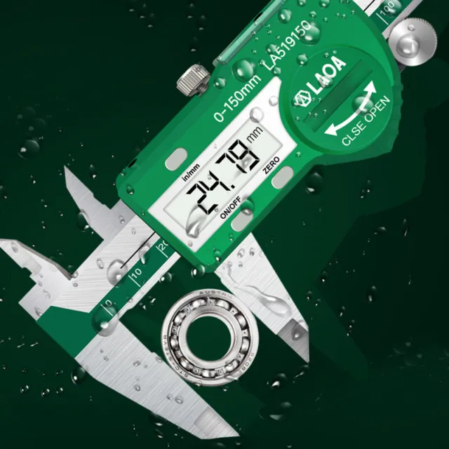 Digital Vernier Caliper 6inch Electronic Metal Waterproof Caliper Micrometer