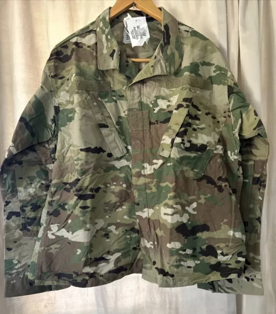 USGI Military US Army Combat Uniform Coat Shirt Jacket Multicam OCP Medium Short