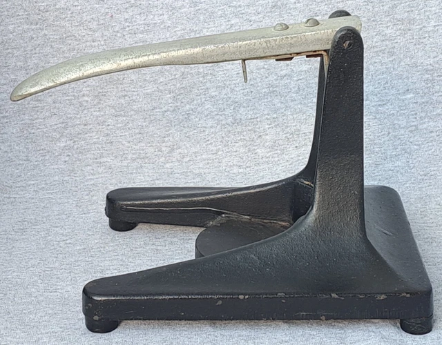 VINTAGE MID CENTURY Cast Iron Bar Counter Top Punch Style Beer Can