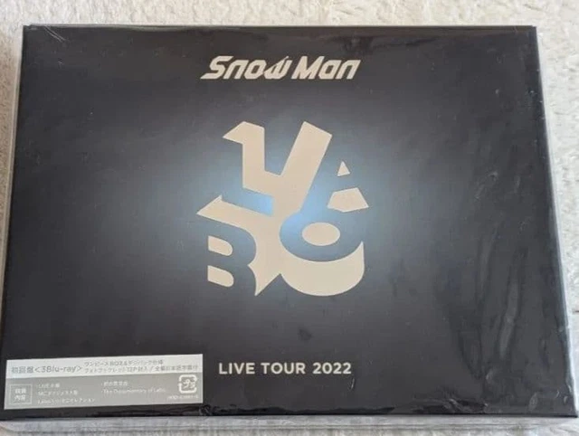 MENT RECORDING DVD Snow Man LIVE TOUR 2022 Labo. Used £83.10