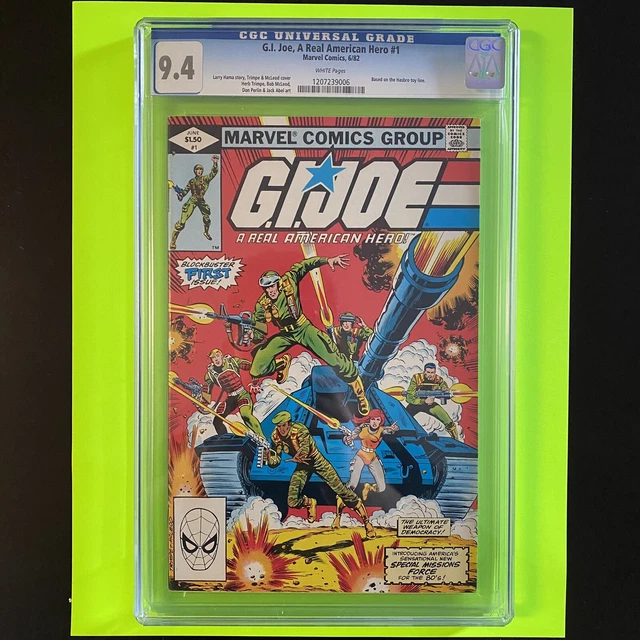 G.I. Joe # 1 CGC 9.4 1st Snake Eyes & entire Joe team Marvel Comics