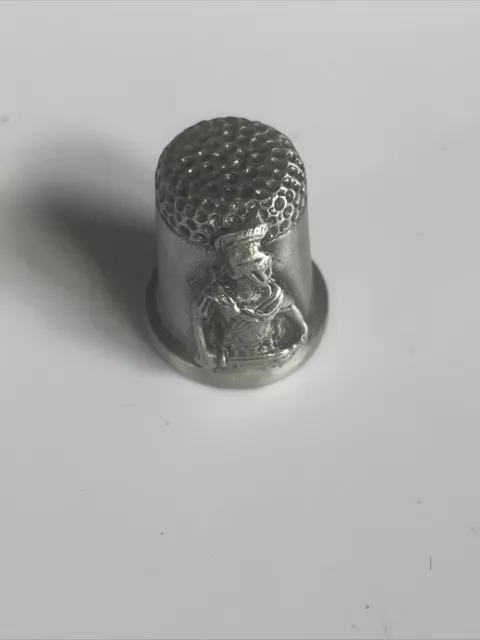 Vintage Pewter Thimble | Roman Baths | Rowena Souvenirs | Made In England