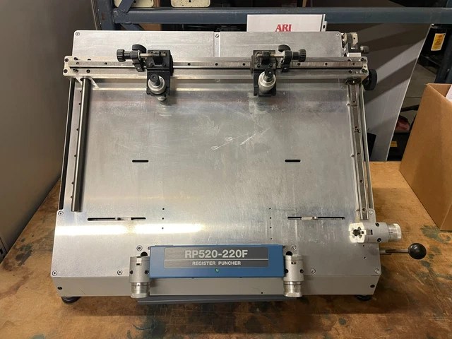 USED Ryobi RP520-220F OFFSET PLATE PUNCH RYOBI 3304/3302/3200 512 524 USED Ryobi RP520-220F OFFSET PLATE PUNCH RYOBI 3304/3302/3200 512 524