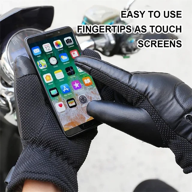 Gants Chauffants, Gants Moto Sport Hivers Ski électriques USB Rechargeable 2