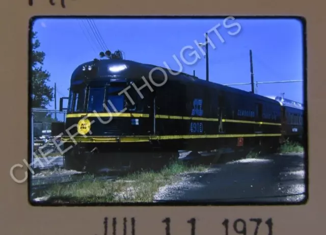 Original '71 Kodachrome Slide SCL Seaboard Coast Line 4900 Doodlebug Clean  37A7
