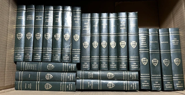 LOT 21 Harvard Classics Registered Deluxe Edition Books Good Cond