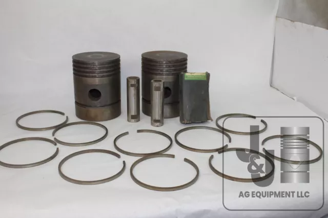 D686R AD1756R AD2031R NOS John Deere D Tractor .90 Pistons & Ring Set Engine Kit D686R AD1756R AD2031R NOS John Deere D Tractor .90 Pistons & Ring Set Engine Kit
