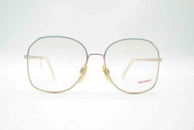 Lunettes Vintage Menrad 16006-6056 - Monture Brun Transparent Or, Ovale, Acétate/métal, NOS