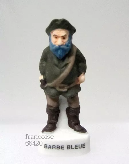 Fève de collection porcelaine / BARBE BLEUE (mat)