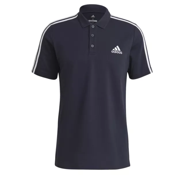 Polo Adidas Uomo Gk9100 Maglia A Maniche Originale Allenamento Nero Sportivo