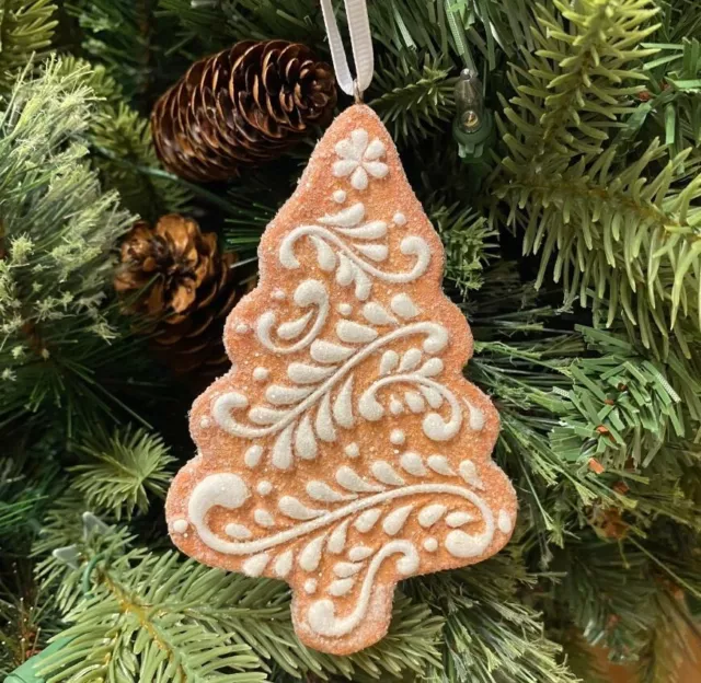 burton + BURTON Gingerbread Cookie Christmas TREE Sugar Icing Ornament NWT New