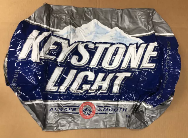 Rare Keystone Light Inflatable Beer Can - BRAND NEW - NEVER BLOWN UP