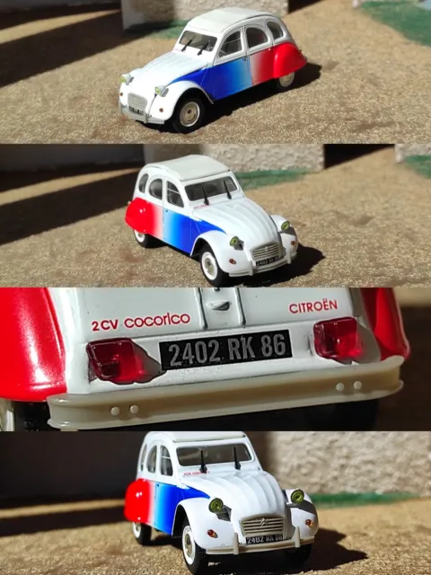 1/43 NOREV Citroën 2cv 6 Cocorico voiture miniature collection idée cadeau 2 cv