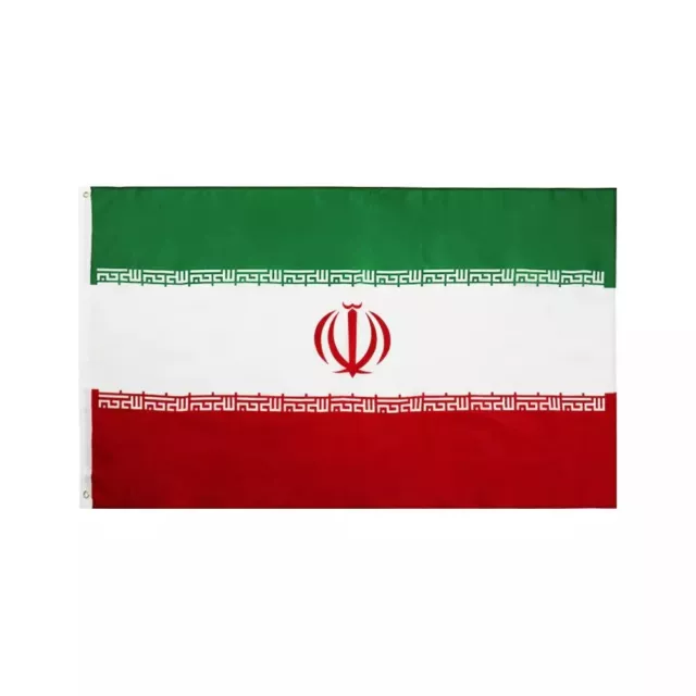 Islamische Republik Iran Fahne Hissflagge 90x150cm Nationalflagge mit Ösen Wappe