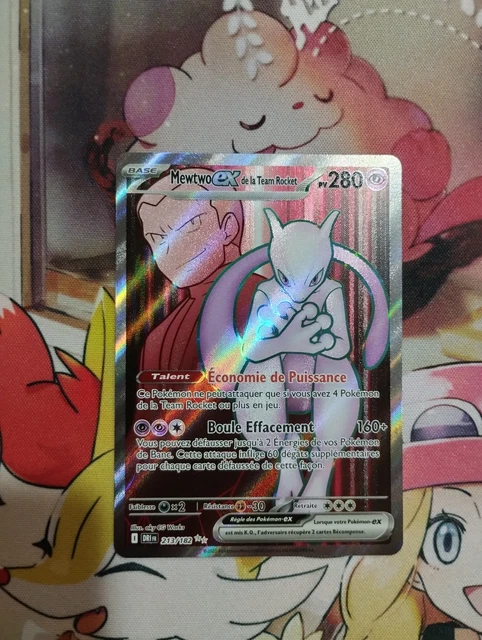 Mewtwo EX de La Team Rocket, Français, 213/182, Rivalité Destinées, Full Art