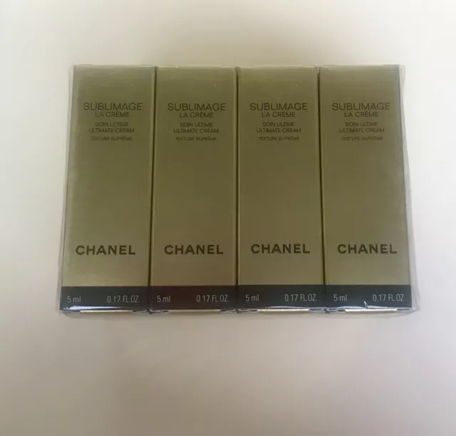2 Chanel Sublimage Soin Ultime Ultimate Cream Texture Supreme 5g or .17oz  each