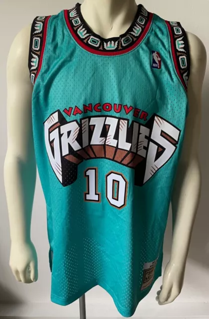 MIKE BIBBY JERSEY Vancouver Grizzles Size S L+2 White Adidas Hardwood  Classics $149.99 - PicClick