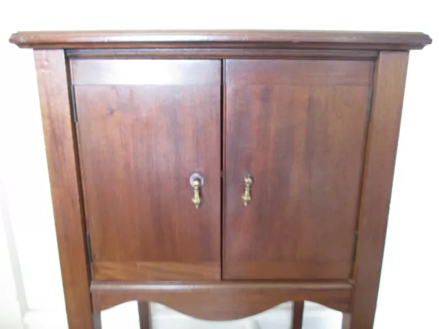 1930's Vintage 2 Door Possibly Maple BedSide Cupboard Cabinet 2