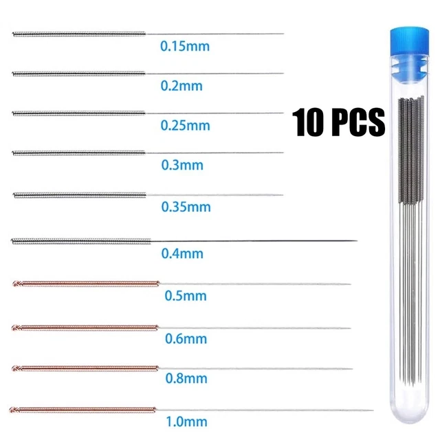 Outil de nettoyage de filament efficace MK8 aiguilles de nettoyage de buse lot d