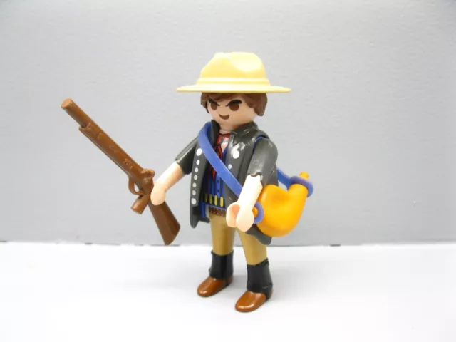 Cowboy mit Gewehr & Wasserbeutel Western Figur Playmobil PF528