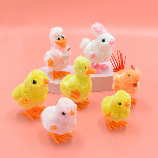 Clockwork Chicken Little Rabbit Children's Puzzle Plush Toy