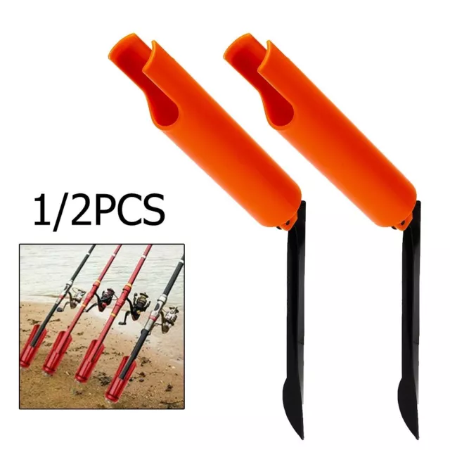FOLDING FISHING ROD Holder ABS Fishing Rod Ground Support R7H7 $9.79 -  PicClick AU