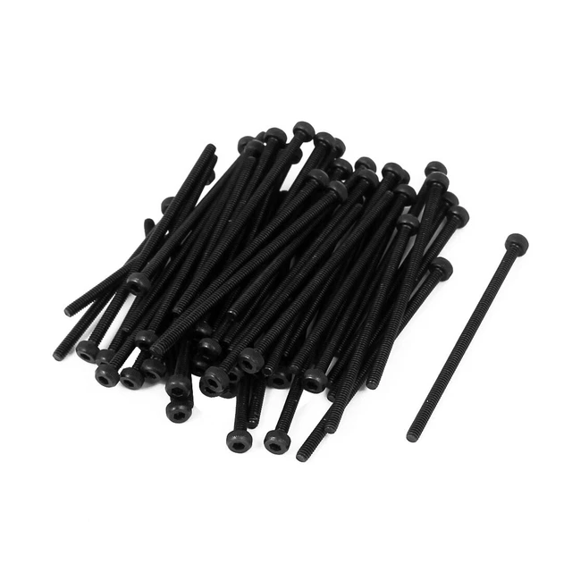 Samsung M7 Viti Autofilettanti A Testa Cilindrica Esagonale In Acciaio Nero, Misure M2 M2.6 M3 M3.5 M4 M5 M6 Viti Grado 8.8 - Foto 11