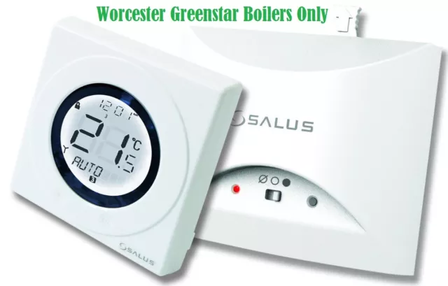 SALUS ST620WBC Worcester Combi Chaudière sans Fil Thermostat RF Pièce Stat Prise
