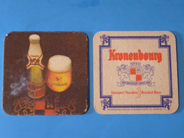 Bière de Collection Dessous ~ Kronenbourg Brassière Depuis 1664 ~ ~