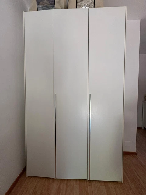 Armadio Guardaroba Swift 3 Ante Bianco - Made In Italy - Foto 5