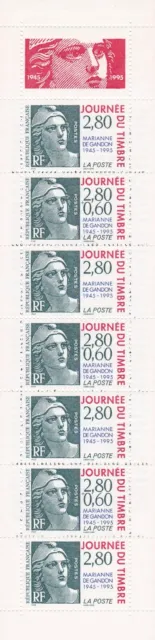 France 1995 Journee Du Timbre Marianne De Gandon Carnet Neuf ** Yt Bc2935