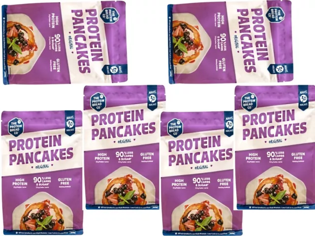 6 x 300g THE PROTEIN BREAD CO Protein Pancakes (Gluten Free / Vegetarian) 1.8kg