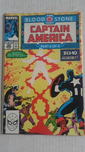 Captain America #356 August 1989 Marvel Comics 3