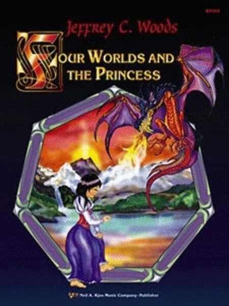 Four Worlds And The Princess Music Book For Piano Songbook Woods New On Sale